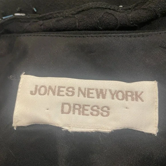 JONES NEW YORK Women’s dress Size 6 Black - Picture 9 of 10